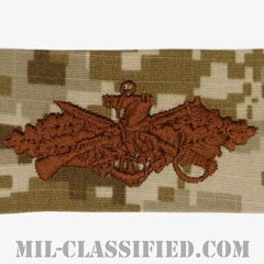 Seabee Combat Warfare Specialist[NWU Type2（AOR1）/生地テープパッチ]の画像