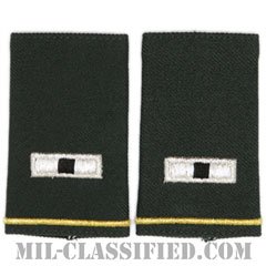 准尉 (WO1)（Warrant Officer (WO1)）[グリーン/ショルダー階級章/ショートサイズ肩章/ペア（2枚1組）]の画像