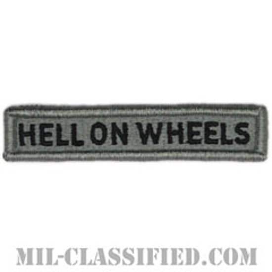 第2機甲師団タブ（2nd Armored Division "HELL ON WHEELS" Tab）[UCP（ACU）/メロウエッジ/ベルクロ付パッチ]画像