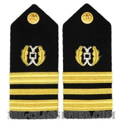 少佐 (法務科)（Lieutenant Commander, Judge Advocate General's Corps (LCDR)）[ショルダーボード階級章（男性用）/ペア（2枚1組）]の画像