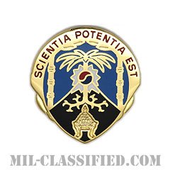 第500軍事情報旅団（500th Military Intelligence Brigade）[カラー/クレスト（Crest・DUI・DI）バッジ]の画像
