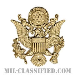 アメリカ陸軍制帽用帽章 (将校用・女性用)（Army Service Cap Device, Officer, Female）[カラー/バッジ]の画像
