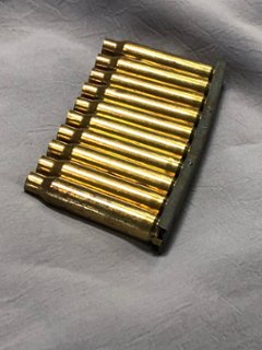 USED・ダミーカート（薬莢）・5.56mm薬莢x10＋アダプターセット画像