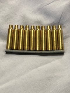 USED・ダミーカート（薬莢）・5.56mm薬莢x10＋アダプターセット画像