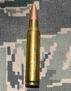 USED・ダミーカート（薬莢）・米軍放出品　5.56mm 弾頭付きの画像