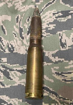 USED・ダミーカート（薬莢）・米軍放出品　実物　弾頭付き　20mmの画像