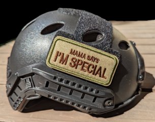 新品：ベルクロ・ワッペン(Mama Says, I’ｍSpecial)の画像