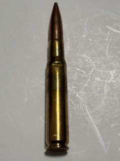 A000000278_USED：米軍放出品　12.7mm 50口径 50BMG 50CAL ダミーカート 弾頭ありの画像