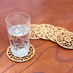 丸型コースター(洋柄)の画像