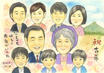 似顔絵師 春野なずな画像