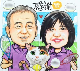 似顔絵作家 ゆうき画像