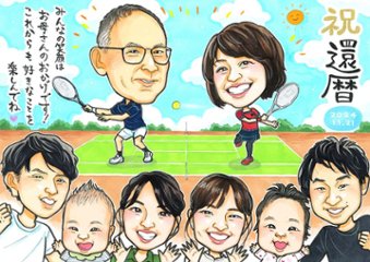 似顔絵作家 ゆうき画像