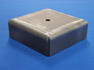 A-10 120角脚皿溶接用穴あり(曲げ加工品)　受注生産品の画像