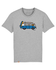  VAN Tシャツ グレー 大人用（CAMISETA GRIS FURGO - Cállate la Boca）画像