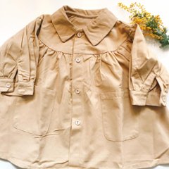 春夏子供服入荷！女の子服女の子コーデシャツワンピース、チュニック、アウター3役100サイズ画像