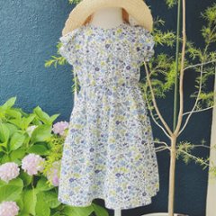 SERAPHの小花柄ワンピース「まいにちワンピース」キッズ  100サイズ 女の子コーデ　女の子服の画像