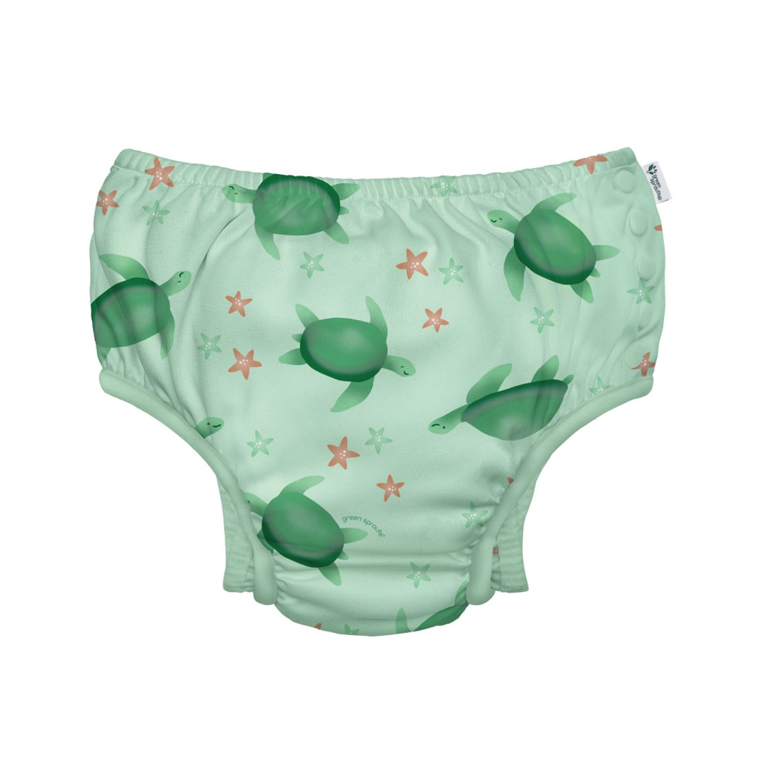 オムツプレイ　gif 使い捨て水着パンツはもういらない！繰り返し使えるオムツ機能付水遊びパンツiplay(アイプレイ)ベビー用水着スイムパンツ（LightSageTurtleグリーンかめさん）(LightSageTurtle)|創作品モール  あるる