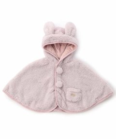 ご出産祝いに！Ampersand(アンパサンド)のベビー服・おくるみ・マント「アニマルボアマント・ポンチョ」は、小さなお子様への贈り物に最適。カジュアルスタイルが好みなママやパパ、ベビーにおすすめ♪の画像