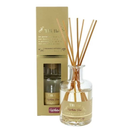 ラグジュアリーな香りで空間をアップグレードお友だちへのプレゼントにも！Senteur et Beaute サンタール エ ボーテ ザ ティー フレグランスブーケ ホワイトティー画像