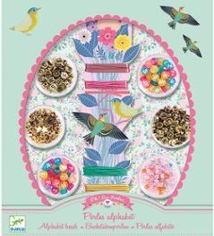 お誕生日プレゼント・クリスマスプレゼントにおすすめ！フランスおもちゃブランド「DJECOジェコ」のアルファベットビーズセット画像