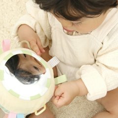 ご出産祝いに！安心・安全の布おもちゃ☆エドインター☆アニマルブロック色々な遊びができるベビー用おもちゃ画像