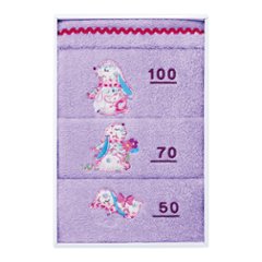 安心の日本製メイドインジャパン今治タオルImabariご出産祝いに身長が測れるタオル バスタオル赤ちゃん用品ベビー用品たれ耳うさぎお揃いの２ウェイビブも♪の画像