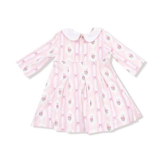 ご出産祝いに！サンフランシスコ発ベビー服ブランド「エンジェルディア」お花柄ワンピースブルマ付き表示12-18m（目安80-85サイズ）女の子服・赤ちゃん服お出かけに♪画像