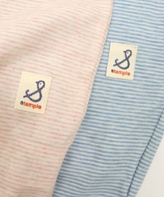 日本製ベビー服ブランド「スタンプル」春の赤ちゃん服入荷！ボーダー綿コットン100％2ウェイオールご出産祝い・ご出産準備に！50-70㎝ベビー用帽子、ベビー用カップ入り靴下ギフトも画像