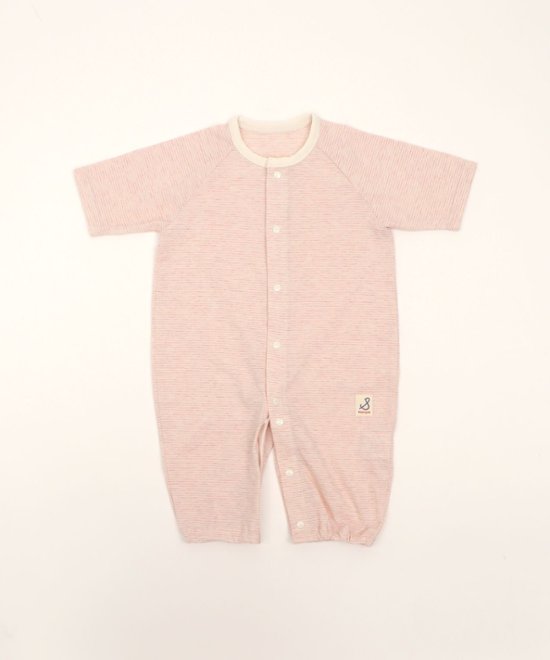 日本製ベビー服ブランド「スタンプル」春の赤ちゃん服入荷！ボーダー綿コットン100％2ウェイオールご出産祝い・ご出産準備に！50-70㎝ベビー用帽子、ベビー用カップ入り靴下ギフトも画像