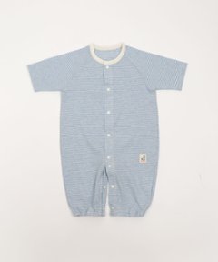 ラッピング無料！出産祝いに人気の日本製ベビーギフトセット 「スタンプル」新生児～ 2WAYオール＋ベビー帽子＋靴下 3点セット画像