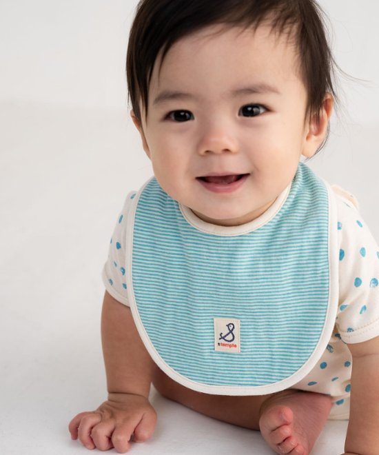 ラッピング無料！出産祝いに人気の日本製ベビーギフトセット 「スタンプル」新生児から使えるショートオール＋ベビー用スタイ2枚セット画像