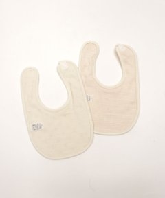 ラッピング無料！出産祝いに人気の日本製ベビーギフトセット 「スタンプル」新生児から使えるショートオール＋ベビー用スタイ2枚セット画像