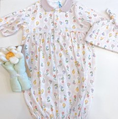 【ラッピング無料】出産祝いに人気｜日本製ベビー服2WAYオールギフト｜女の子におすすめ【上質な贈り物】Boribonウーフ｜新生児から長く使えます画像