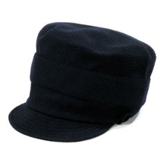 Phatee - NEW CAP RECYCLE WOOL / NAVY WOOL画像