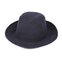 Phatee - TRAVEL HAT RECYCLED WOOL / NAVY TWEEDの画像