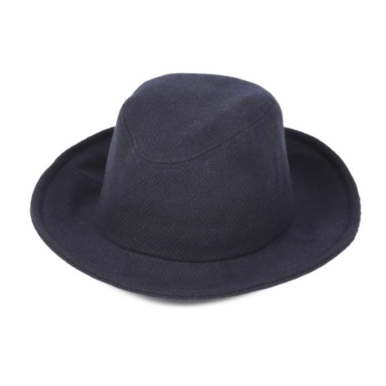 Phatee - TRAVEL HAT RECYCLED WOOL / NAVY TWEED画像