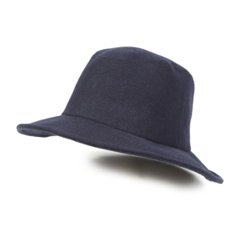 Phatee - TRAVEL HAT RECYCLED WOOL / NAVY TWEED画像