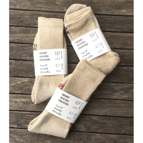 Phatee - HEMP SOCKS PHATEE / KINARI x OLIVE画像