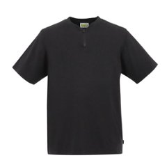 Phatee - HEMP CHOCO ZIP TEE / BLACK画像