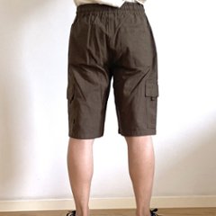 Phatee - HEMP RIPSTOP CARGO SHORTS / OLIVE画像