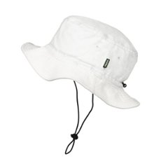 Phatee - BUCKET HAT CHIN STRAP / WHITE TWILLの画像