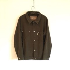 Phatee - HEMP SWEAT G JACKET / OLIVEの画像