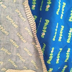 LABORATORY-STOLE HEMP 100% / BLUE LOGO画像