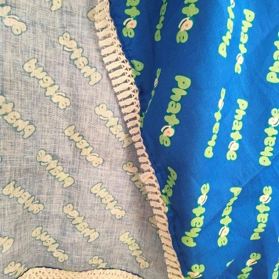 LABORATORY-STOLE HEMP 100% / BLUE LOGO画像