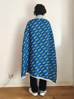 LABORATORY-STOLE HEMP 100% / BLUE LOGO画像