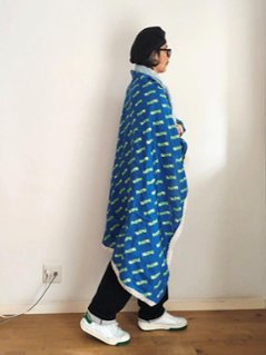 LABORATORY-STOLE HEMP 100% / BLUE LOGO画像