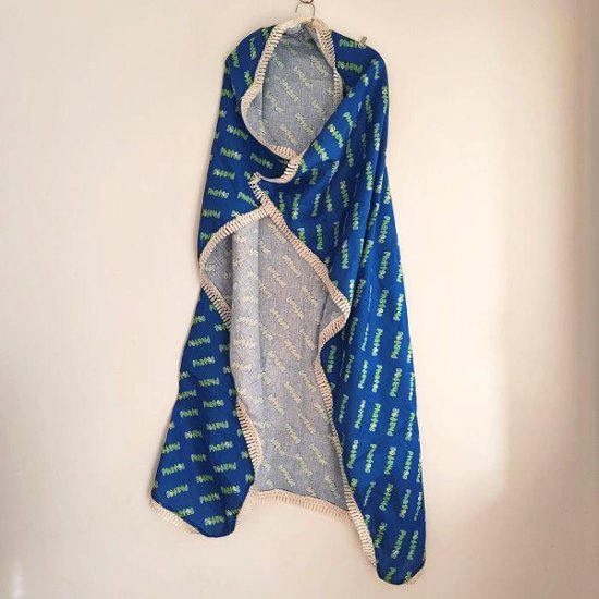 LABORATORY-STOLE HEMP 100% / BLUE LOGO画像