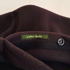 Phatee - LOOP MUFFLER HEMP SWEAT + RECYCLE FLEECE- BLACK画像