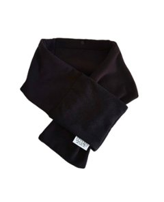 Phatee - LOOP MUFFLER HEMP SWEAT + RECYCLE FLEECE- BLACKの画像