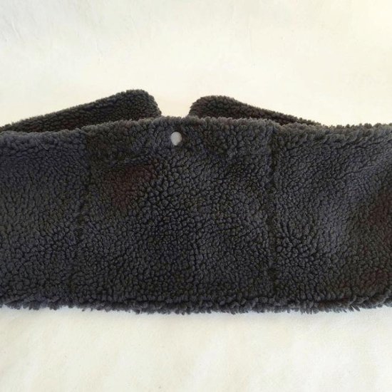 Phatee - LOOP MUFFLER HEMP SWEAT + RECYCLE BOA- CHACOAL画像